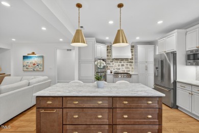 Stunning, updated one-level home on one of the finest lots on on Croasdaile Country Club in North Carolina - for sale on GolfHomes.com, golf home, golf lot