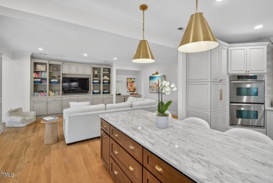 Stunning, updated one-level home on one of the finest lots on on Croasdaile Country Club in North Carolina - for sale on GolfHomes.com, golf home, golf lot