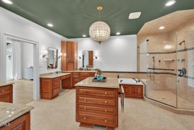 Stunning, updated one-level home on one of the finest lots on on Croasdaile Country Club in North Carolina - for sale on GolfHomes.com, golf home, golf lot