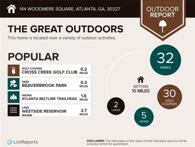 Beautifully updated 2-bedroom, 2-bath condominium in Cross Creek on Cross Creek Golf Course in Georgia - for sale on GolfHomes.com, golf home, golf lot