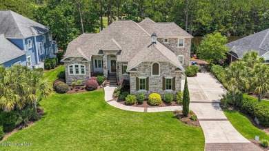 Incredible attention to detail in this custom stone beauty on Ocean Ridge Plantation in North Carolina - for sale on GolfHomes.com, golf home, golf lot