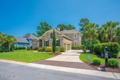 Incredible attention to detail in this custom stone beauty on Ocean Ridge Plantation in North Carolina - for sale on GolfHomes.com, golf home, golf lot