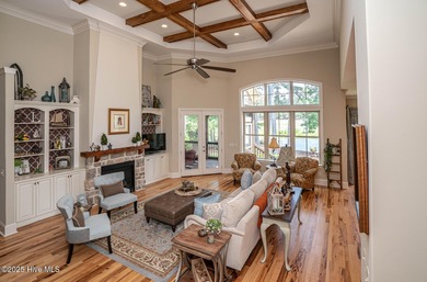 Stunning one-of-a-kind custom stone beauty with pond/golf course on Ocean Ridge Plantation in North Carolina - for sale on GolfHomes.com, golf home, golf lot