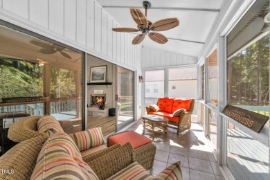 Discover this adorable 3-bedroom, 2-bath cottage tucked away on on Carolina Trace Country Club in North Carolina - for sale on GolfHomes.com, golf home, golf lot