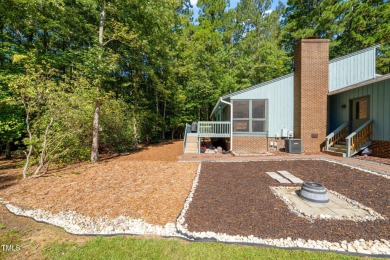 Discover this adorable 3-bedroom, 2-bath cottage tucked away on on Carolina Trace Country Club in North Carolina - for sale on GolfHomes.com, golf home, golf lot
