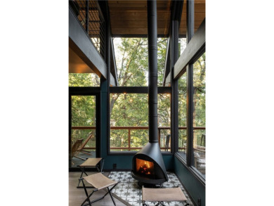 Moody, Modern, and the Cabin in the Woods You've Been Waiting on Lake Arrowhead Country Club in California - for sale on GolfHomes.com, golf home, golf lot