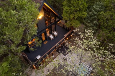Moody, Modern, and the Cabin in the Woods You've Been Waiting on Lake Arrowhead Country Club in California - for sale on GolfHomes.com, golf home, golf lot