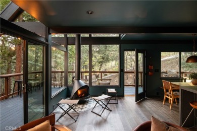 Moody, Modern, and the Cabin in the Woods You've Been Waiting on Lake Arrowhead Country Club in California - for sale on GolfHomes.com, golf home, golf lot