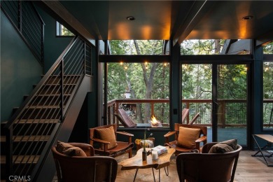 Moody, Modern, and the Cabin in the Woods You've Been Waiting on Lake Arrowhead Country Club in California - for sale on GolfHomes.com, golf home, golf lot