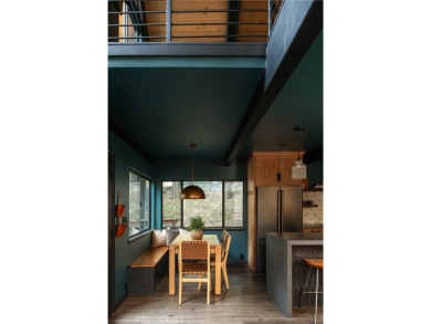 Moody, Modern, and the Cabin in the Woods You've Been Waiting on Lake Arrowhead Country Club in California - for sale on GolfHomes.com, golf home, golf lot