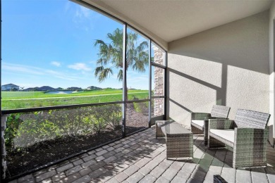 This charming two-bedroom, two-bathroom den home is situated in on Lakewood National Golf Club in Florida - for sale on GolfHomes.com, golf home, golf lot