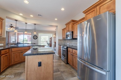 Situated on a spacious corner homesite, this beautiful turn-key on Encanterra Country Club in Arizona - for sale on GolfHomes.com, golf home, golf lot