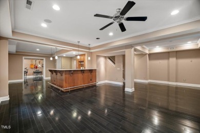 FULLY FINISHED WALK-OUT BASEMENT with 5 BR/4 BA on a cul-de-sac on TPC at Wakefield Plantation in North Carolina - for sale on GolfHomes.com, golf home, golf lot