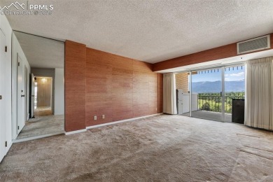Incredible Views  Value - 2 Bed, 2 Bath Condo with Pikes Peak on Valley Hi Golf Course in Colorado - for sale on GolfHomes.com, golf home, golf lot