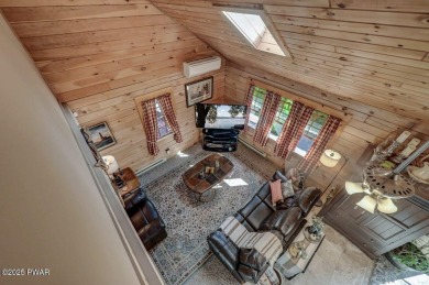 This gorgeous log home truly embraces the ''life in the on The Hideout Golf in Pennsylvania - for sale on GolfHomes.com, golf home, golf lot
