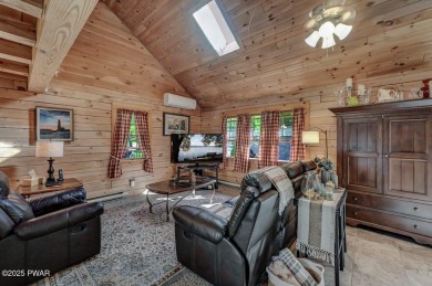 This gorgeous log home truly embraces the ''life in the on The Hideout Golf in Pennsylvania - for sale on GolfHomes.com, golf home, golf lot