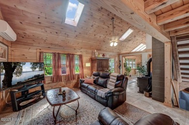 This gorgeous log home truly embraces the ''life in the on The Hideout Golf in Pennsylvania - for sale on GolfHomes.com, golf home, golf lot