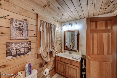 This gorgeous log home truly embraces the ''life in the on The Hideout Golf in Pennsylvania - for sale on GolfHomes.com, golf home, golf lot