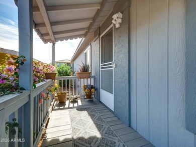 Adorable, bright 2+ bedroom home with great N/S exposure, mature on Paradise Peak Golf Course in Arizona - for sale on GolfHomes.com, golf home, golf lot