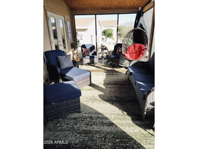 Adorable, bright 2+ bedroom home with great N/S exposure, mature on Paradise Peak Golf Course in Arizona - for sale on GolfHomes.com, golf home, golf lot