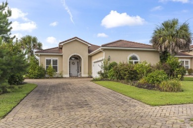 Beautiful Mediterranean Style Ranch Home with side-load garage on Palmetto Greens Golf and Country Club in South Carolina - for sale on GolfHomes.com, golf home, golf lot