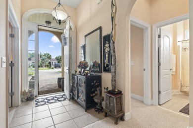 Beautiful Mediterranean Style Ranch Home with side-load garage on Palmetto Greens Golf and Country Club in South Carolina - for sale on GolfHomes.com, golf home, golf lot
