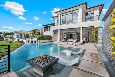 Experience the pinnacle of modern luxury on this extraordinary on Miromar Lakes Golf Club in Florida - for sale on GolfHomes.com, golf home, golf lot