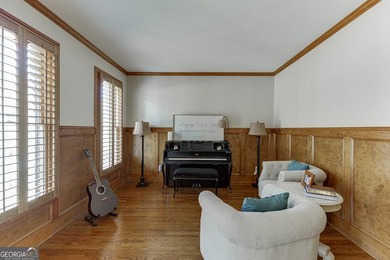 Nestled within the prestigious Chattahoochee River Club, this on Sugar Hill Golf Club in Georgia - for sale on GolfHomes.com, golf home, golf lot