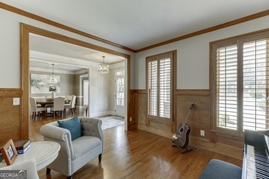 Nestled within the prestigious Chattahoochee River Club, this on Sugar Hill Golf Club in Georgia - for sale on GolfHomes.com, golf home, golf lot