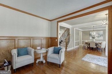 Nestled within the prestigious Chattahoochee River Club, this on Sugar Hill Golf Club in Georgia - for sale on GolfHomes.com, golf home, golf lot