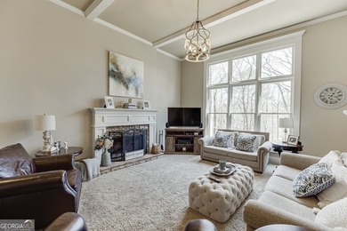 Nestled within the prestigious Chattahoochee River Club, this on Sugar Hill Golf Club in Georgia - for sale on GolfHomes.com, golf home, golf lot