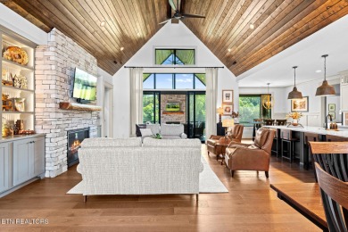 All brick custom home built in 2024 offers easy living one-level on Tellico Village -The Links At Kahite Golf Course in Tennessee - for sale on GolfHomes.com, golf home, golf lot