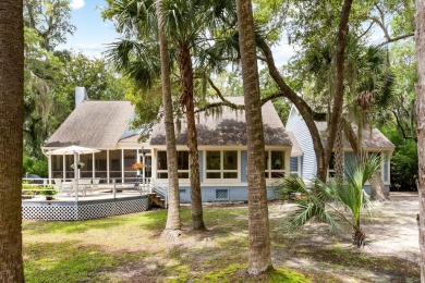 Light and bright renovated home situated on over half an acre on on The Seabrook Island Club in South Carolina - for sale on GolfHomes.com, golf home, golf lot