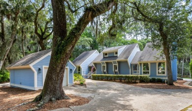 Light and bright renovated home situated on over half an acre on on The Seabrook Island Club in South Carolina - for sale on GolfHomes.com, golf home, golf lot