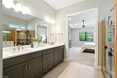 Set on a desirable corner lot in The Place at Corkscrew, this on Old Corkscrew Golf Club in Florida - for sale on GolfHomes.com, golf home, golf lot