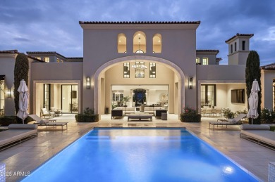 This timeless Modern Mediterranean estate is located on a quiet on Silverleaf Golf Club in Arizona - for sale on GolfHomes.com, golf home, golf lot