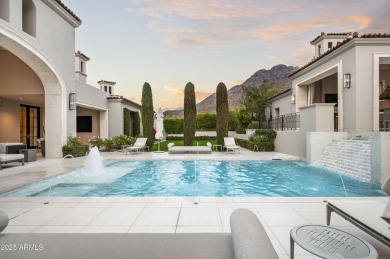 This timeless Modern Mediterranean estate is located on a quiet on Silverleaf Golf Club in Arizona - for sale on GolfHomes.com, golf home, golf lot