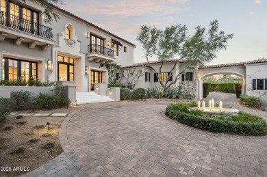 This timeless Modern Mediterranean estate is located on a quiet on Silverleaf Golf Club in Arizona - for sale on GolfHomes.com, golf home, golf lot
