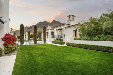This timeless Modern Mediterranean estate is located on a quiet on Silverleaf Golf Club in Arizona - for sale on GolfHomes.com, golf home, golf lot
