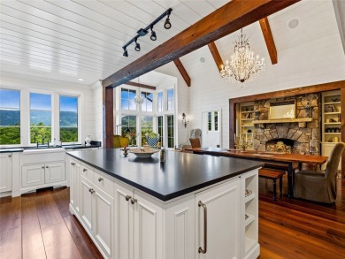 Classic in every sense of the word, this mountain chalet on Lake Toxaway Country Club in North Carolina - for sale on GolfHomes.com, golf home, golf lot