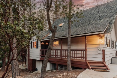 Escape to this stunning 4-bedroom, 3-bathroom mountain cabin on Lake Arrowhead Country Club in California - for sale on GolfHomes.com, golf home, golf lot