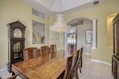 Wonderful open floor plan built on cul-de-sac overlooking wide on PGA National Estates Golf Course in Florida - for sale on GolfHomes.com, golf home, golf lot