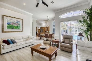 Wonderful open floor plan built on cul-de-sac overlooking wide on PGA National Estates Golf Course in Florida - for sale on GolfHomes.com, golf home, golf lot