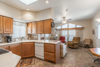 Location, location!  Beautiful 2014 manufactured home is located on Fountain of the Sun Country Club in Arizona - for sale on GolfHomes.com, golf home, golf lot