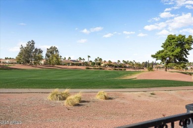 Move right in to this furnished Golf villa with a double fairway on Corte Bella Golf Club in Arizona - for sale on GolfHomes.com, golf home, golf lot