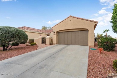 Move right in to this furnished Golf villa with a double fairway on Corte Bella Golf Club in Arizona - for sale on GolfHomes.com, golf home, golf lot