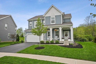 Welcome home to this stunning executive residence in the highly on Golf Club of Dublin in Ohio - for sale on GolfHomes.com, golf home, golf lot