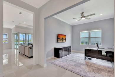 This beautiful welcoming home with 3-bedroom suites, office on PGA National Estates Golf Course in Florida - for sale on GolfHomes.com, golf home, golf lot