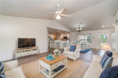 Discover comfort and convenience in this charming 3-bedroom on Mirror Lakes Golf Club in Florida - for sale on GolfHomes.com, golf home, golf lot