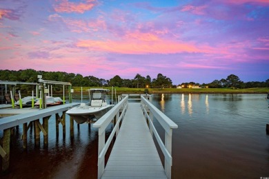 Experience the pinnacle of luxury waterfront living in this on Myrtlewood Golf Course and Club  in South Carolina - for sale on GolfHomes.com, golf home, golf lot